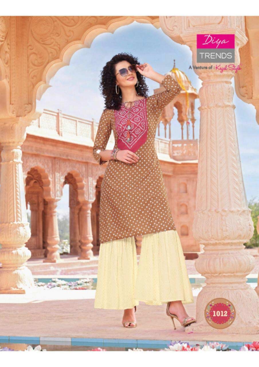 Bandhej Vol-1 Cotton Rayon Wholesale Kurti Bandhej Vol-1 Cotton Rayon Wholesale Kurti